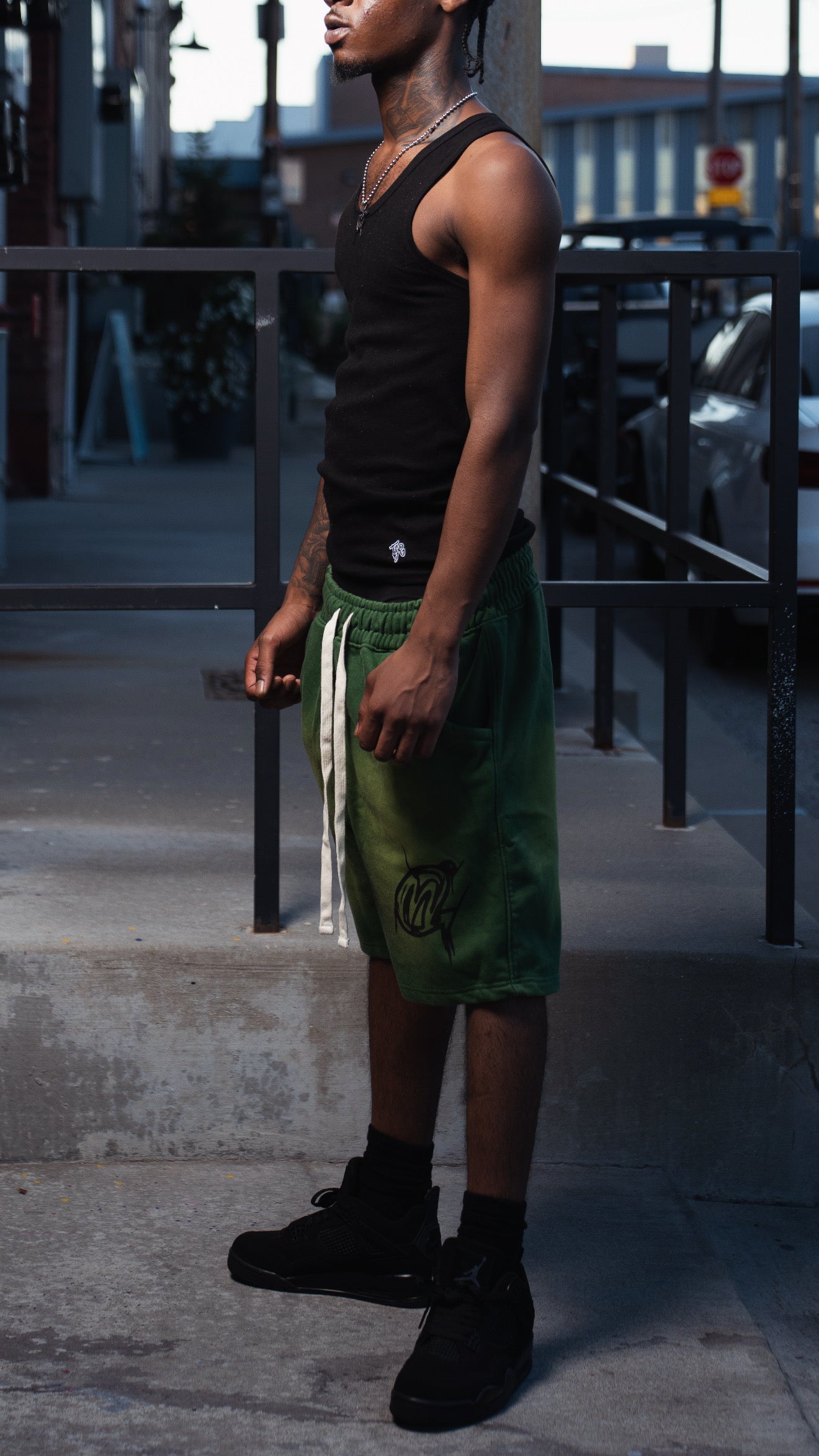 Heavyweight shorts green